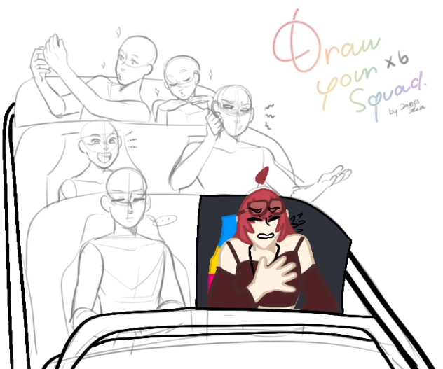 Draw your Oc! 6 people only (Collab)