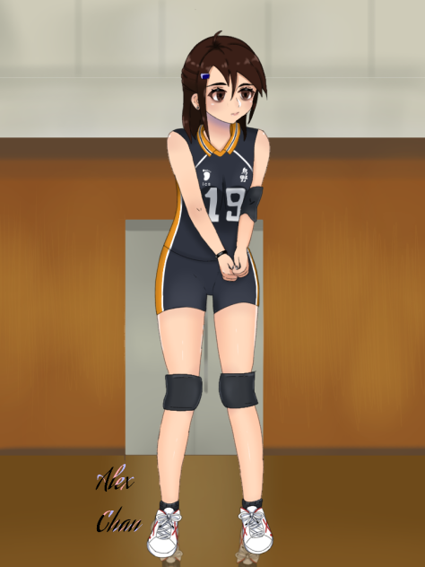 Drawing Myself in Haikyuu!!