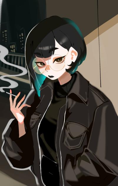 on the rooftop