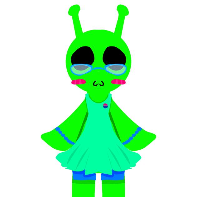 Cutesy alien