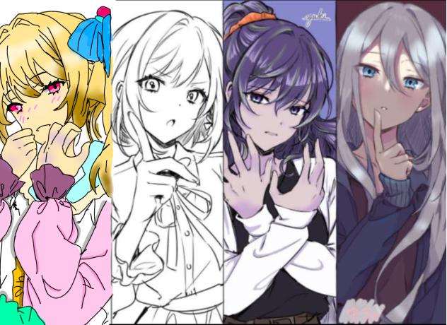 アニメコラボ〜あなた自身の色~