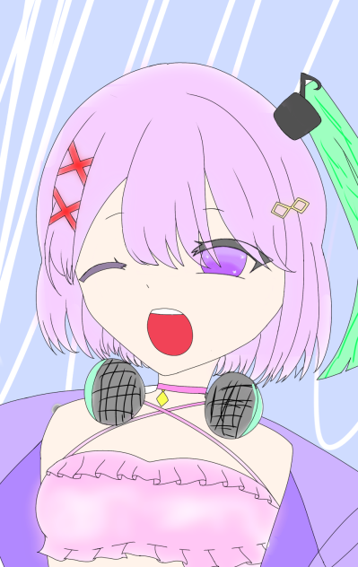 塗り絵塗らせてもらったよ！