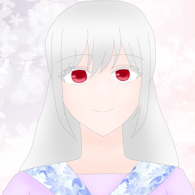 銀髪・赤目の少女