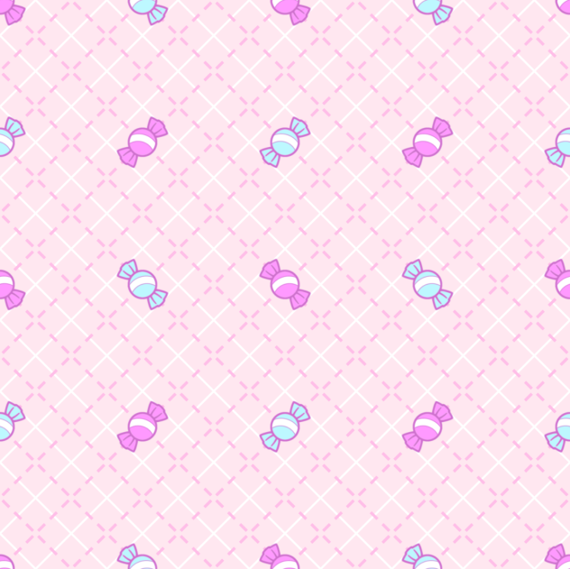 アメ柄チェック(ピンク)
