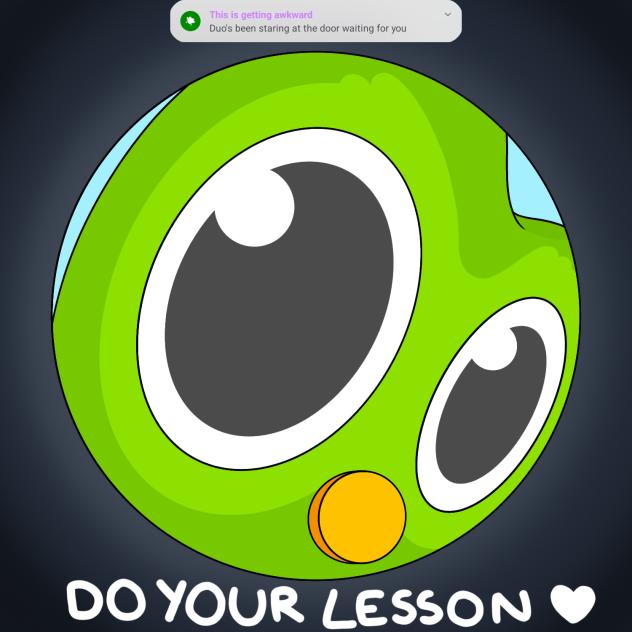 Duolingo is Waiting at Your Door