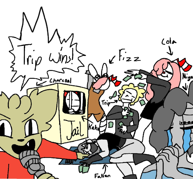 Monopoly meme (starring some of my OC’s!