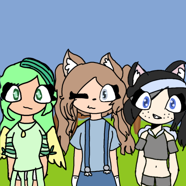 'a daily life at gacha school' fanart!