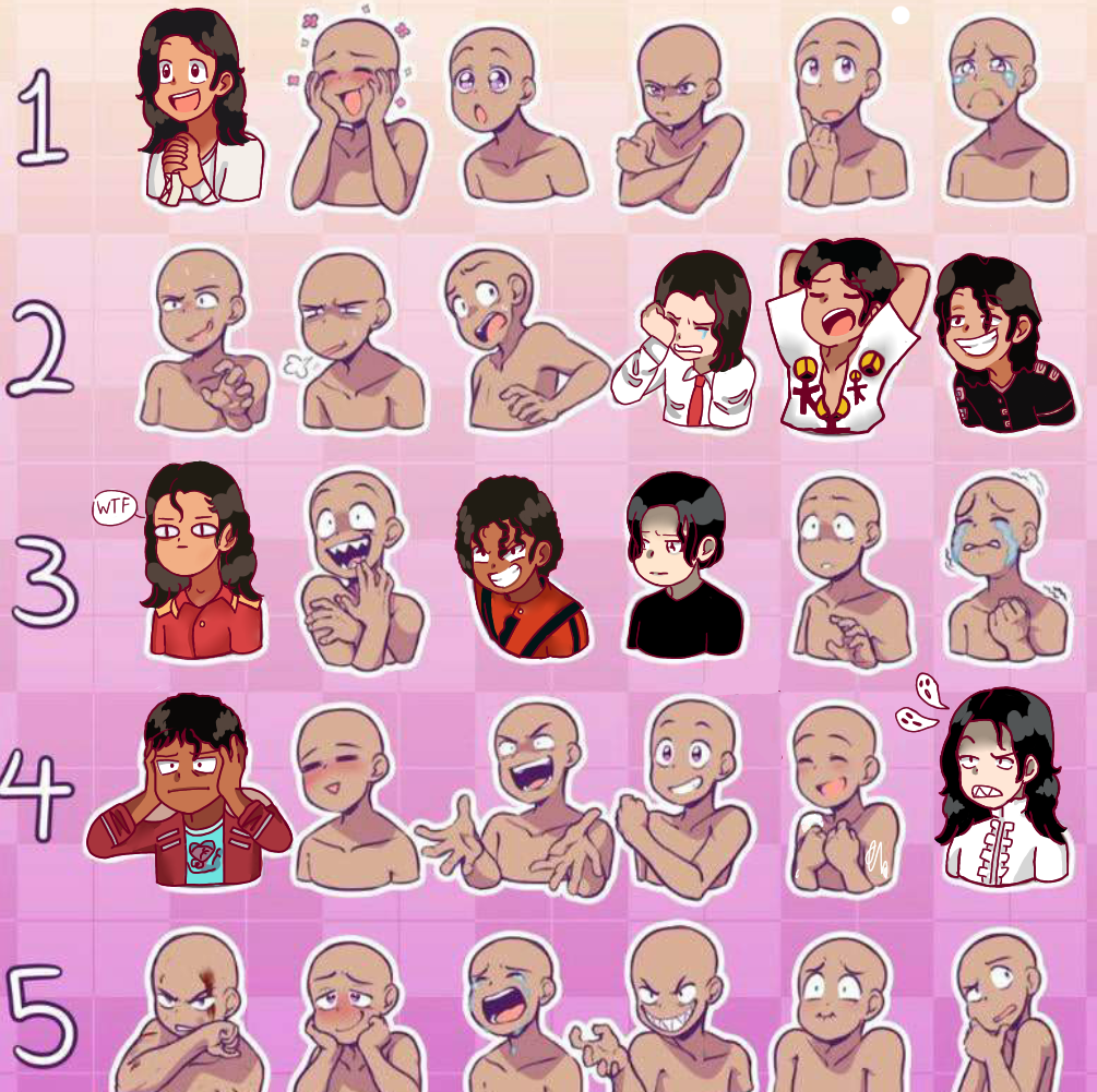 All MJ eras ibisPaint