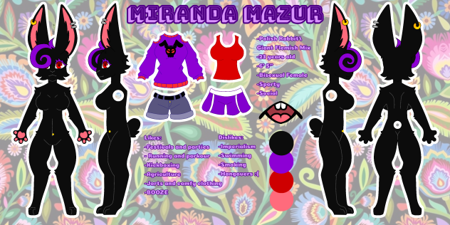 Mira Ref Sheet [Not my OC]