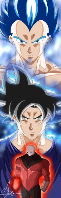 Goku, Vegeta And Jiren