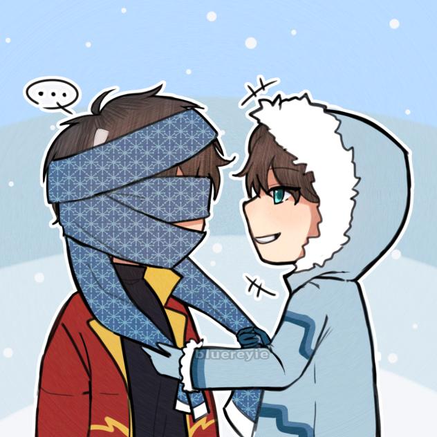 BoEl in Winter. Warming each other