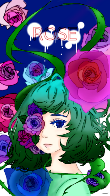 ROSE  塗らせていただきました
