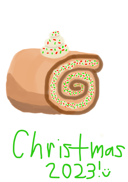 Christmas cinnamon roll - ibisPaint