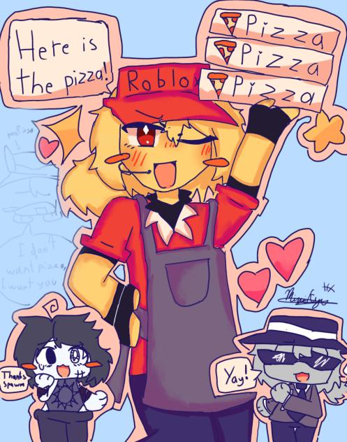 HERE IS THE PIZZA!!!