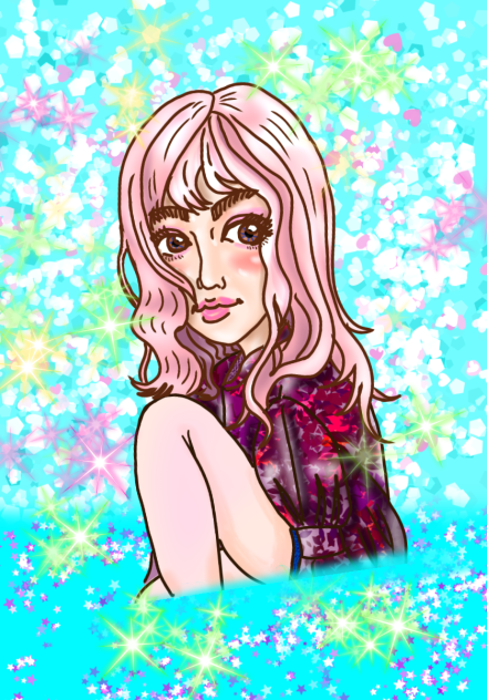 似顔絵 藤川千愛