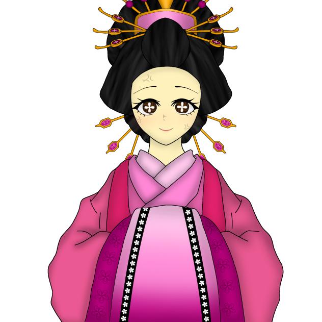 Ryuki as an Oiran