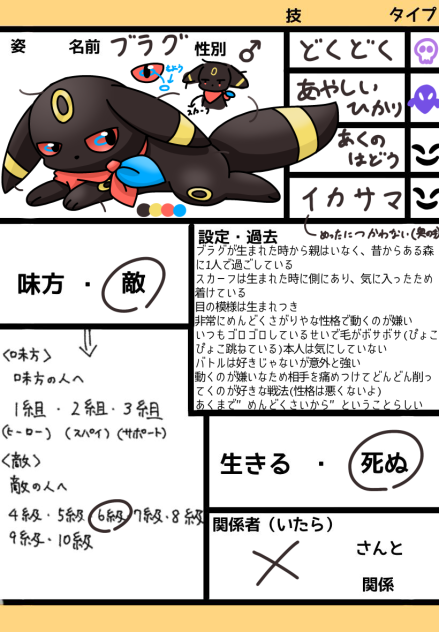 キャラ募集！🟥🟦