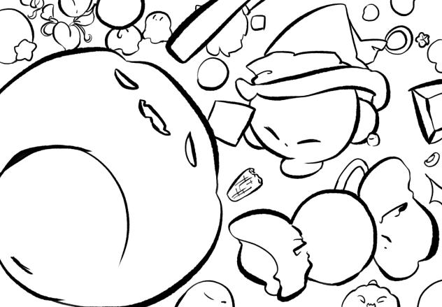 ハロウィン塗り絵