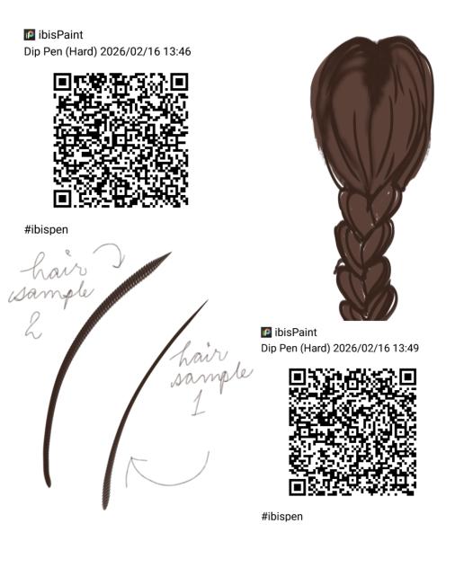 Hair Sample 1,2 - ibisPaint