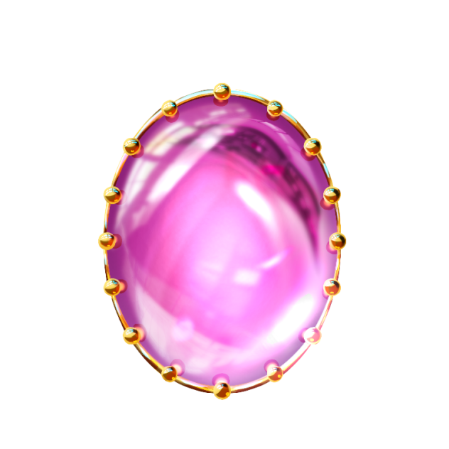 ピンク色の宝石　Pink jewel