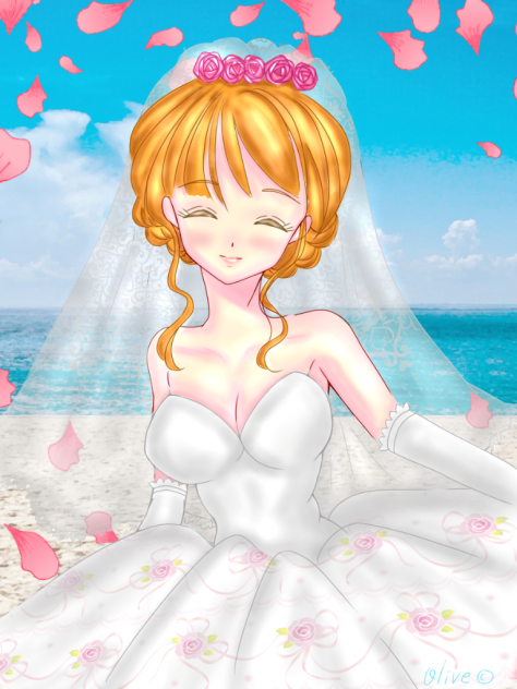 オリーブさんの線画をお借りしました②