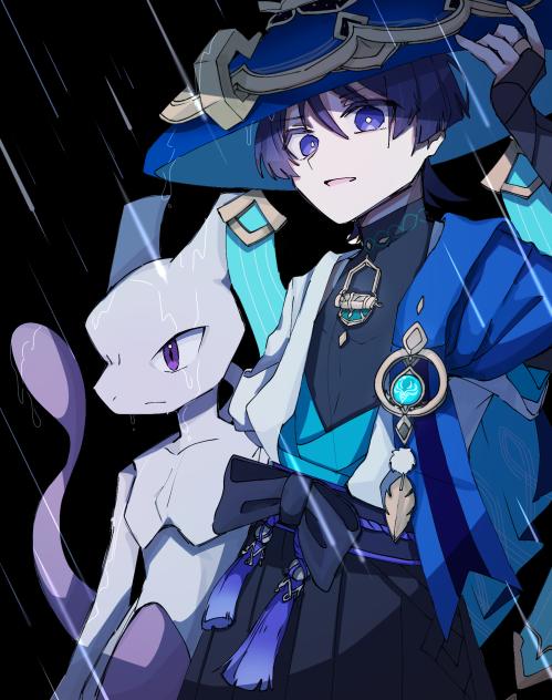 放浪者&ミュウツー