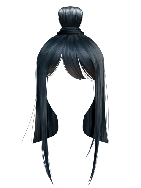 Chinese knight hair
