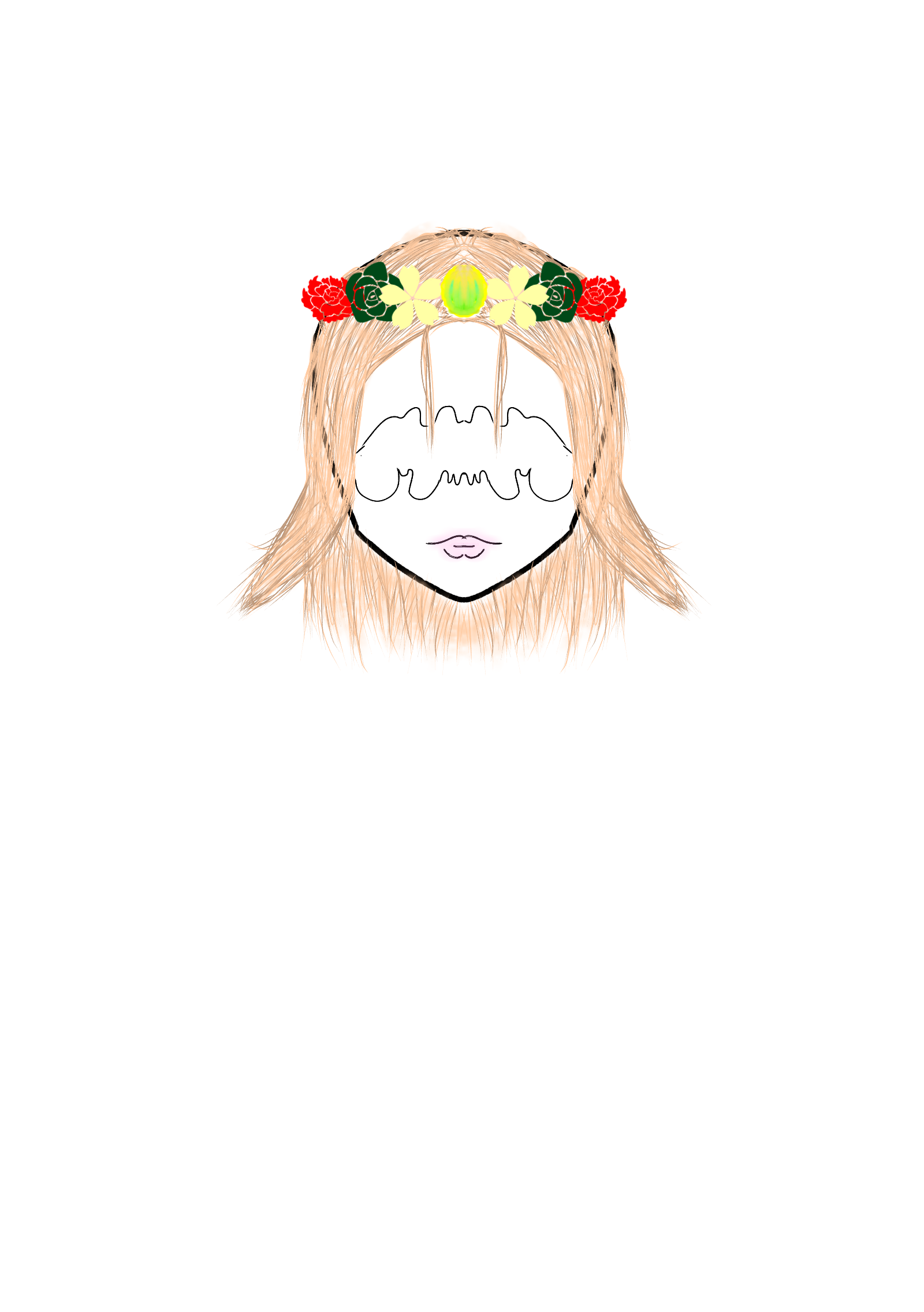 easy drawing ( with no eyes ) ibisPaint