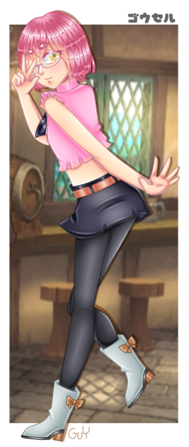 Gowther In ''MascotGirl'' Uniform