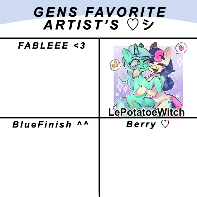 Genny’s fav artists collab