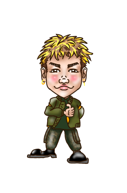 似顔絵　GENERATIONS 小森隼