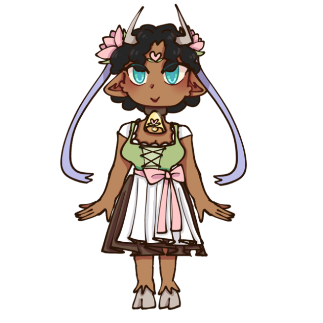 Throne in her Dirndl! (Old animation)