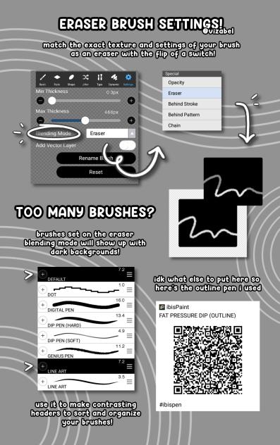Eraser Brush Settings