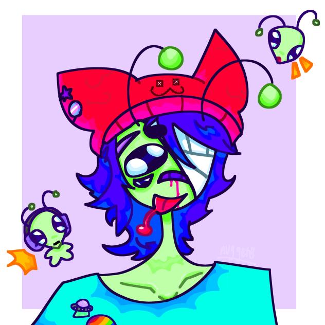 silly alien! XD