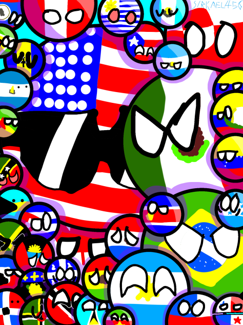 PAISES AMERICA - ibisPaint