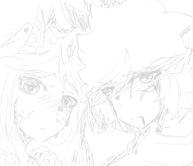 Cursed bff’s(sketch)