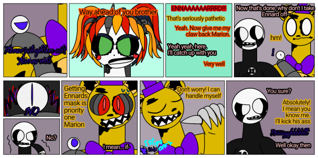 N-o, Eyes on the Inside. p6 FNaF comic