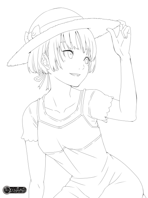 ☆初夏☆(線画)