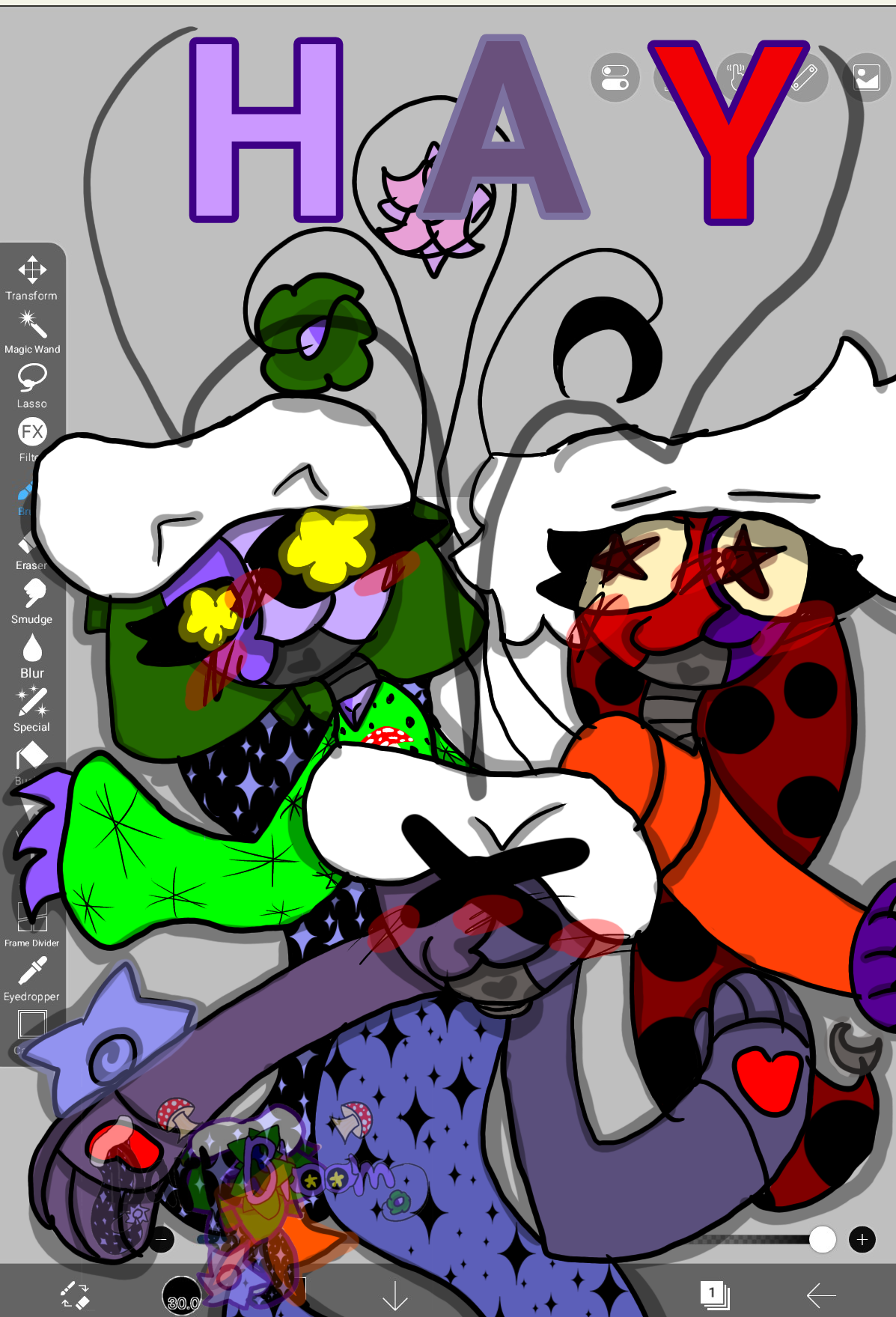 cross the 4th wall - ibisPaint