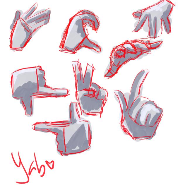idk some hand sketches ig