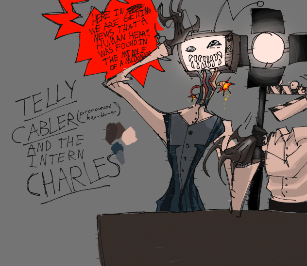Telly Cabler the news reporter