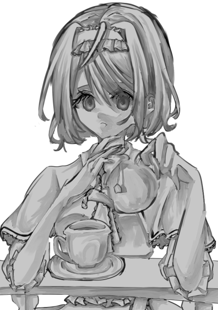 グリザイユ画法