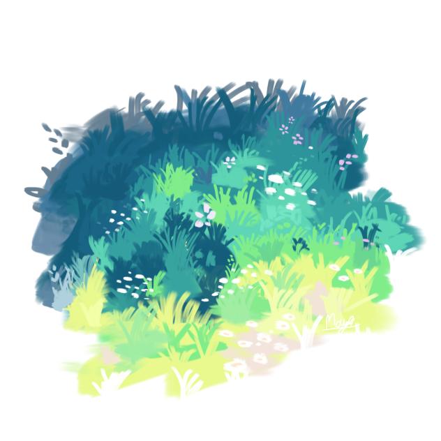 Grass artwork practicee