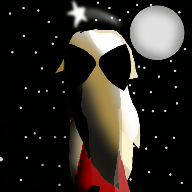 In the night sky - ibisPaint