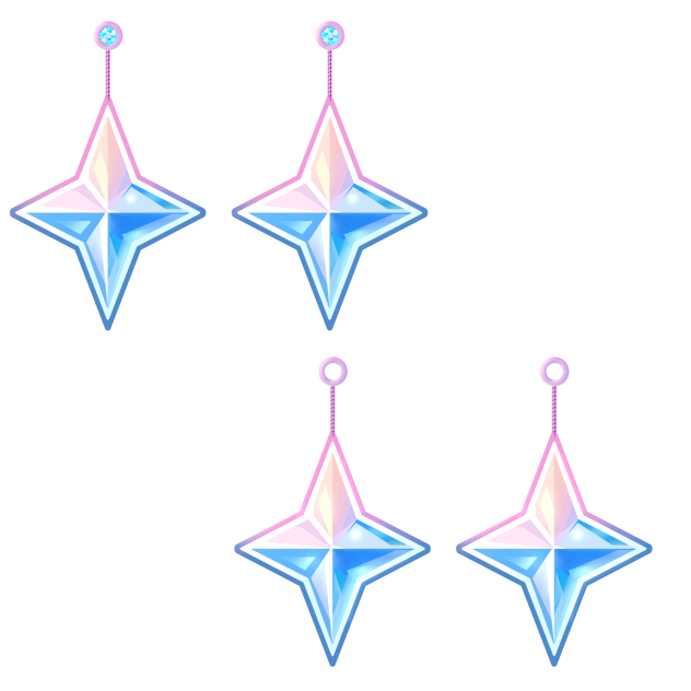 cute dreamy star earring