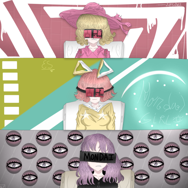 {Feb 24} - 問題ガール (Drawing lol)