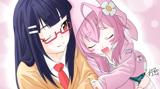 委員長とチハヤ（のぞき見カフェ）