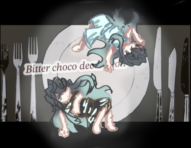 Bitter choco decoration
