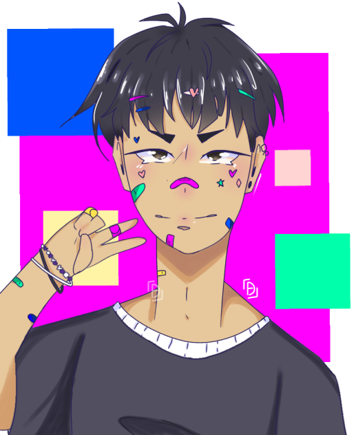 Neon Goshiki [ Haikyuu ]