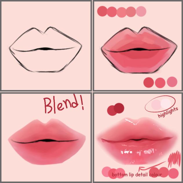 how i draw lips (or everyone)